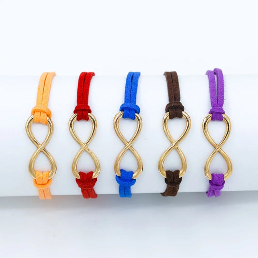 🔥 INFINITY 8 LEATHER BRACELETS 💫
