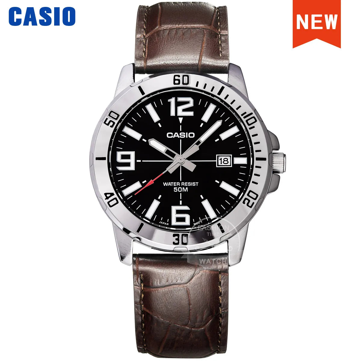 ⌚ Casio Men's Luxury Quartz Watch – Military Sports Waterproof Design