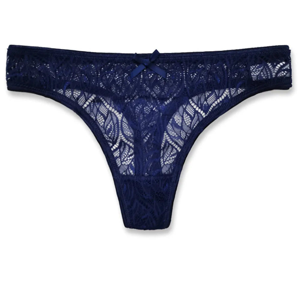 š Lace Patchwork Thong ā Elegant Comfort Fit