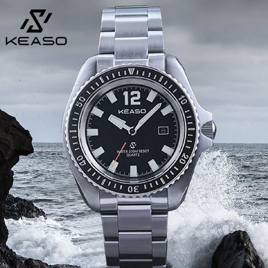 ⌚ KEASO Men’s Quartz Watch