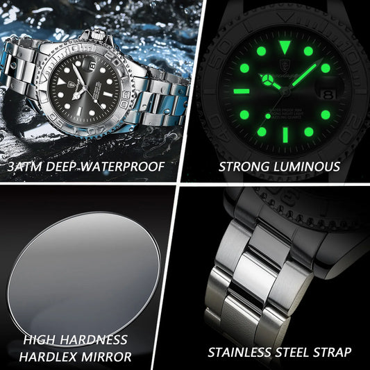 ⌚ POEDAGAR Luxury Men’s Watch