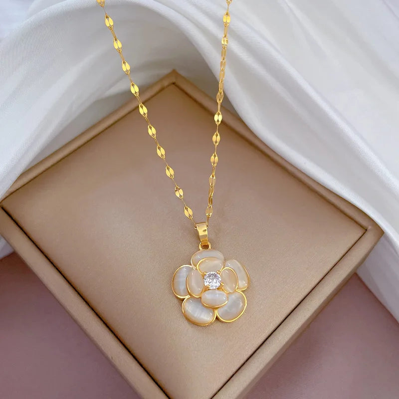 π§ββοΈ OIMG Mermaid Pearl Pendant Necklace