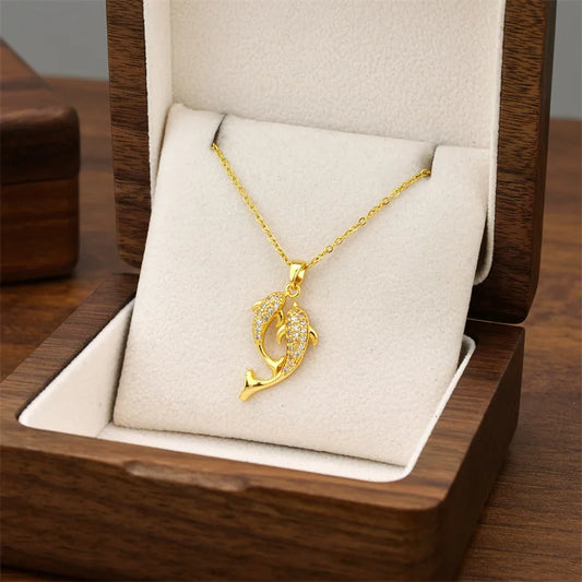 🐬 Exquisite Dolphin Pendant Necklace ✨