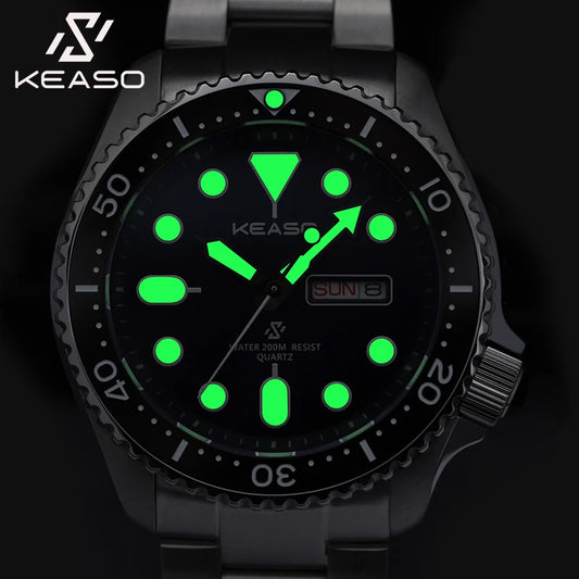 ⌚ KEASO Fashion Men’s Quartz Watch