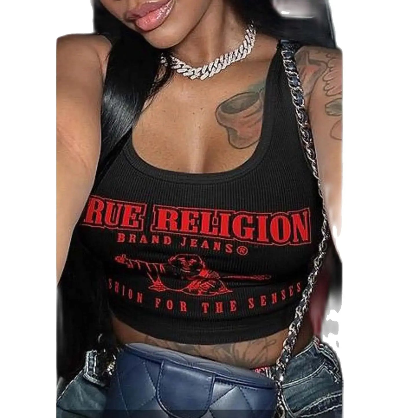 π Y2K Graphic Crop Top Tee