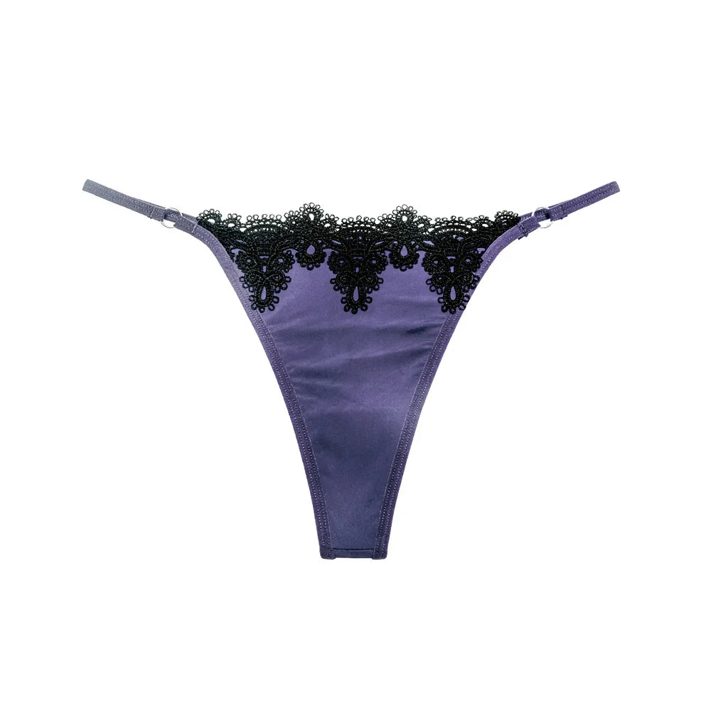 π₯ Sexy G-String Underwear β Floral Embroidery T-Back Lingerie