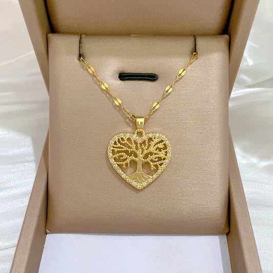 🌳 Fashion Romantic Tree of Life Pendant Necklace