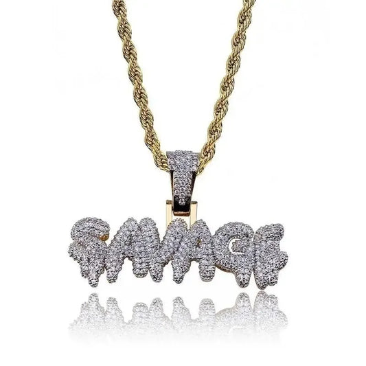 💎 Ice Crystal Alphabet Pendant 🔥