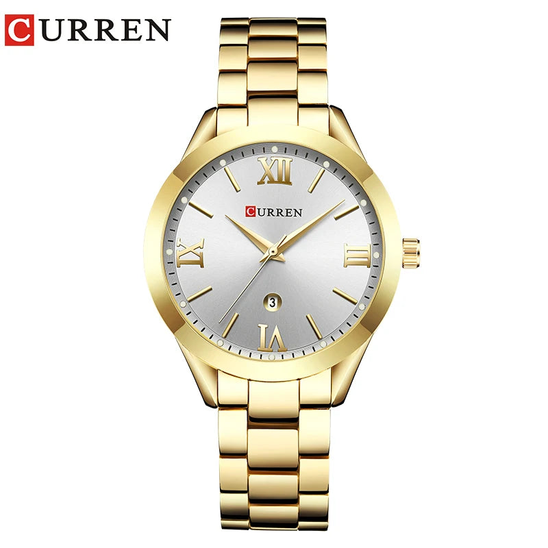 π CURREN Gold Bracelet Watch