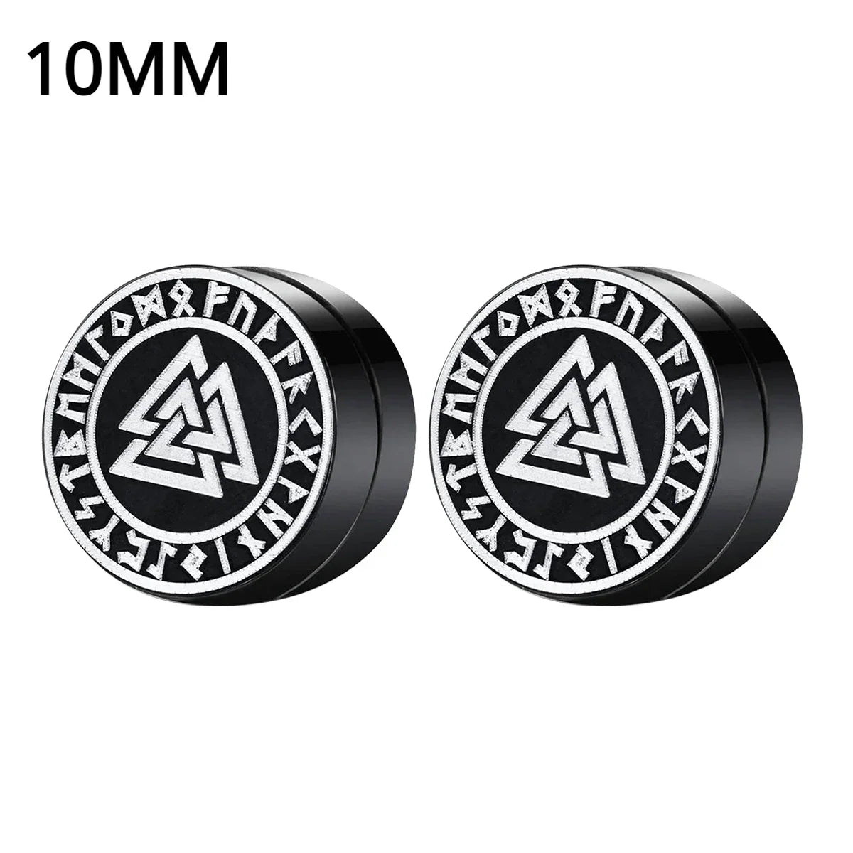 π 1 Pair Crystal Strong Magnetic Ear Stud Clip Earrings