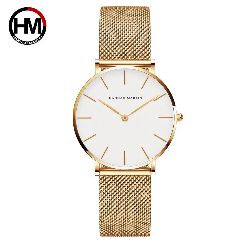 🌸 Luxury Rose Gold Ladies Watch