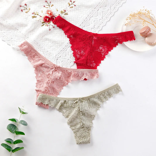 💖 Sexy Women's Hollow Fashion Lace Thongs