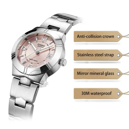 ⌚ Casio Women's Luxury Quartz Watch – Sporty Elegance