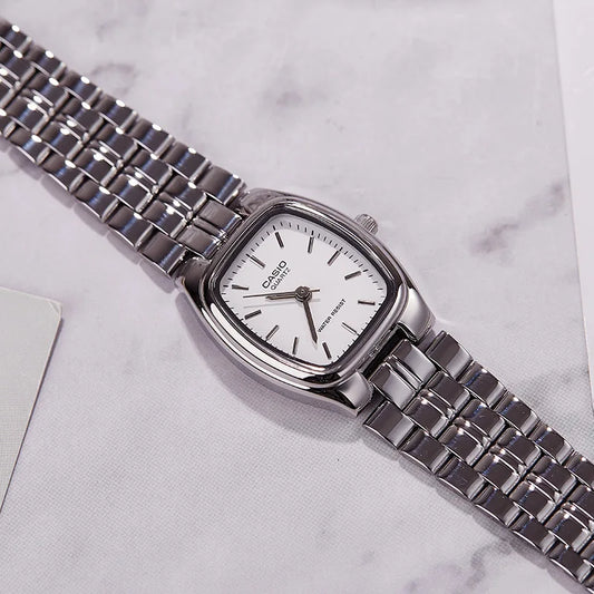 ⌚ Casio Women's Luxury Tonneau Quartz Watch