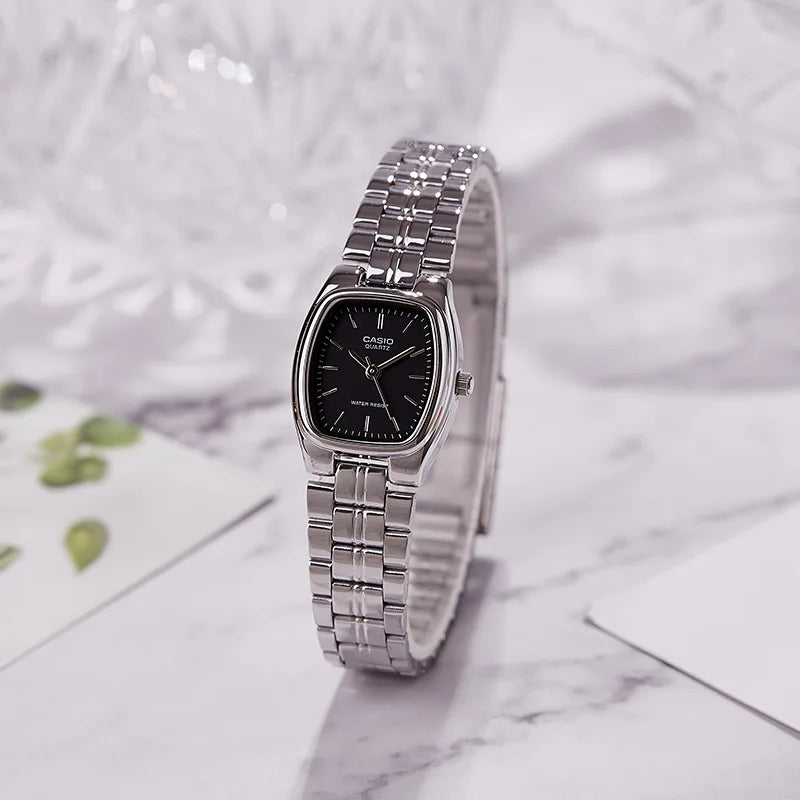 ⌚ Casio Women's Luxury Tonneau Quartz Watch