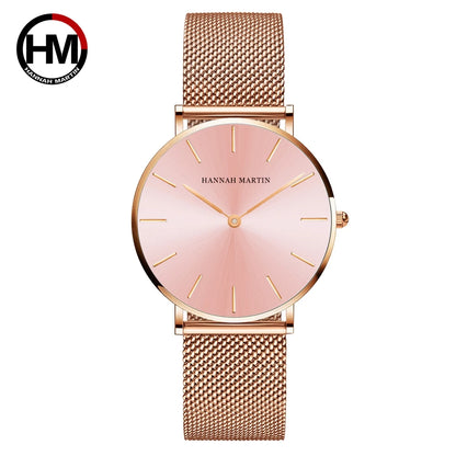 🌸 Luxury Rose Gold Ladies Watch