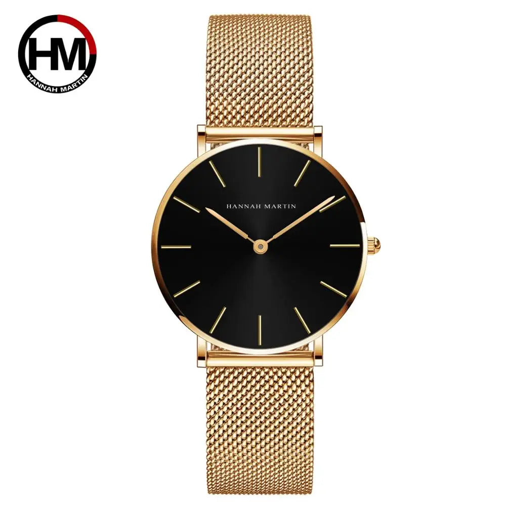 🌸 Luxury Rose Gold Ladies Watch