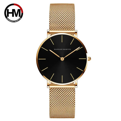 🌸 Luxury Rose Gold Ladies Watch