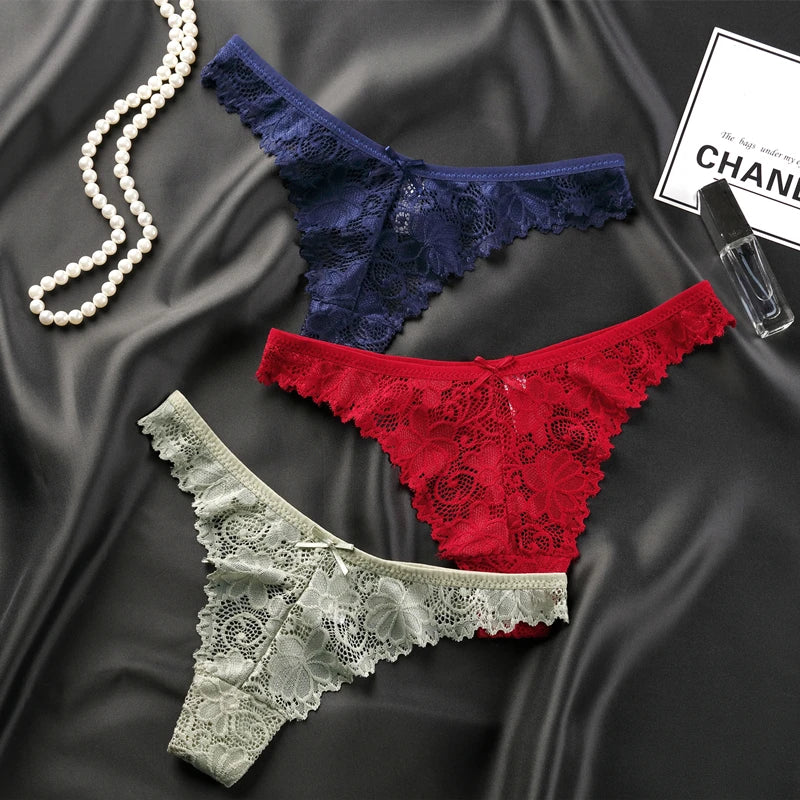💖 Sexy Women's Hollow Fashion Lace Thongs