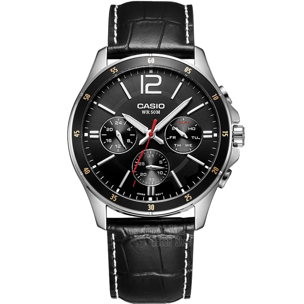 ⌚ Casio Men's Quartz Watch – Sporty & Durable Timepiece