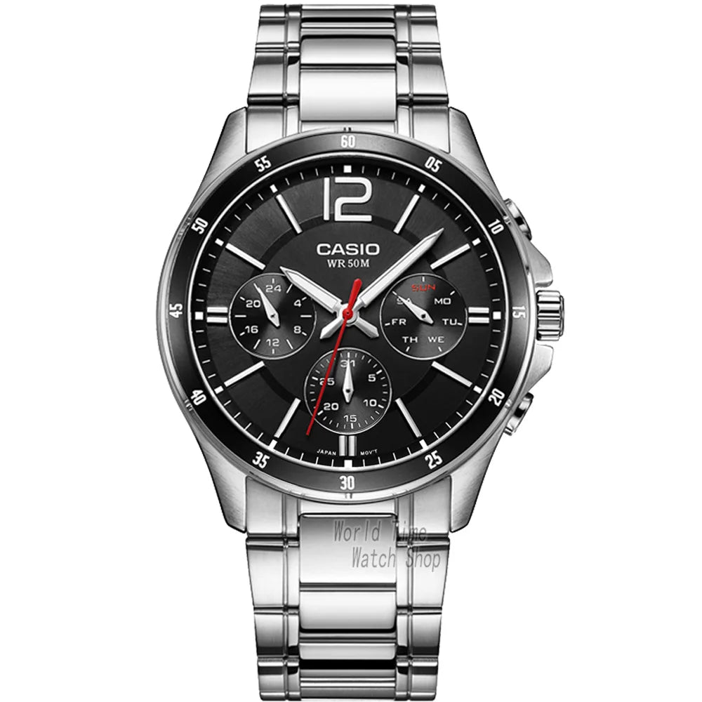⌚ Casio Men's Quartz Watch – Sporty & Durable Timepiece