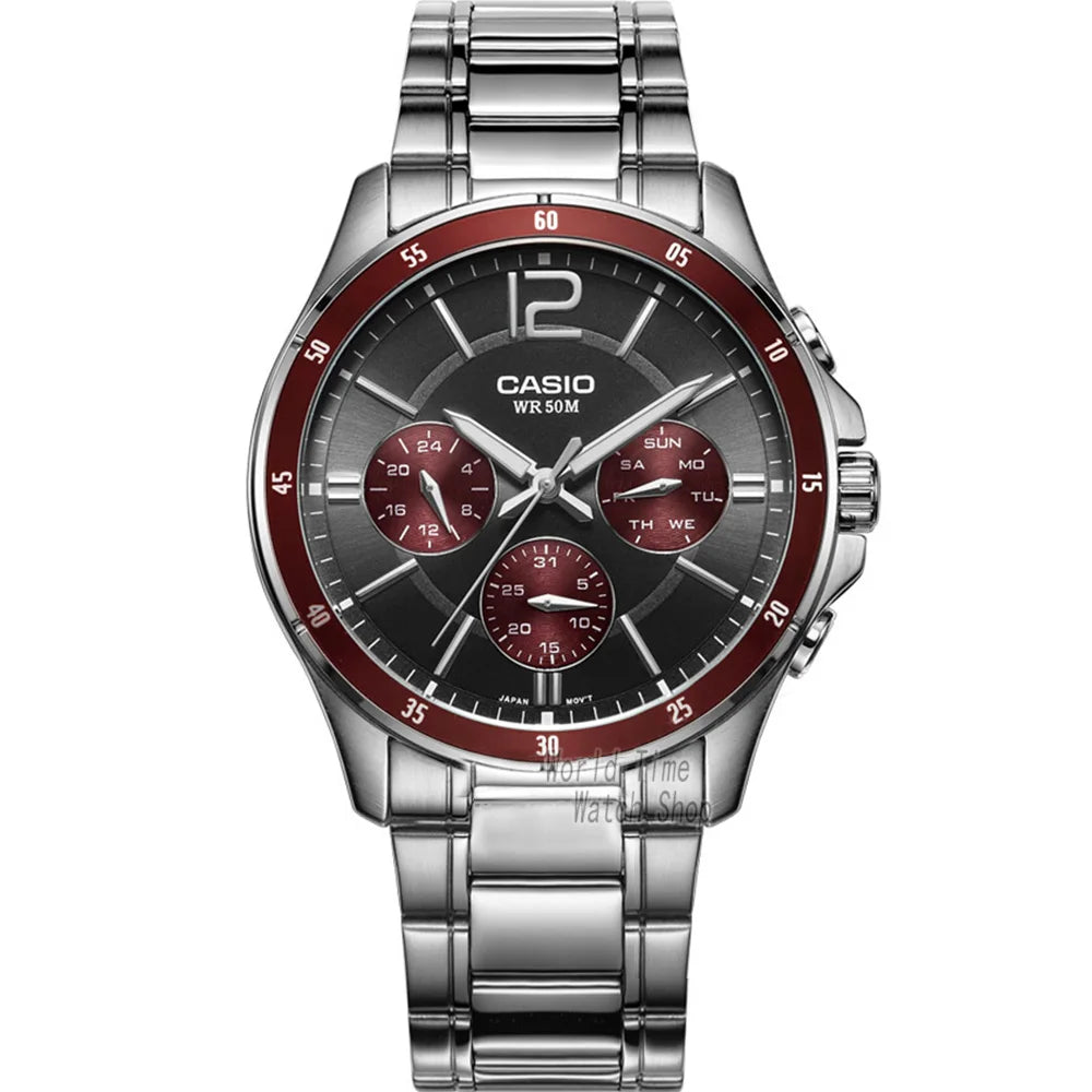 ⌚ Casio Men's Quartz Watch – Sporty & Durable Timepiece