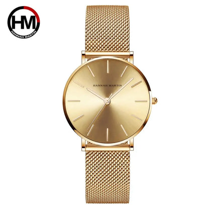 🌸 Luxury Rose Gold Ladies Watch
