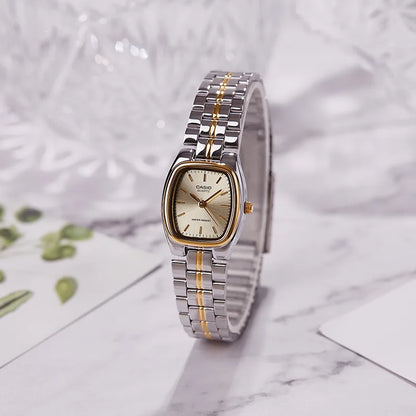 ⌚ Casio Women's Luxury Tonneau Quartz Watch
