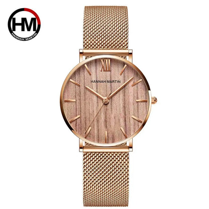 🌸 Luxury Rose Gold Ladies Watch