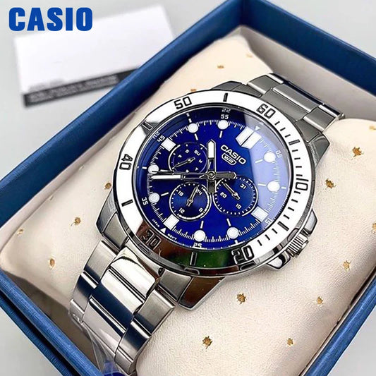 ⌚ Casio Men's Luxury Quartz Watch – Military Sports Waterproof Design