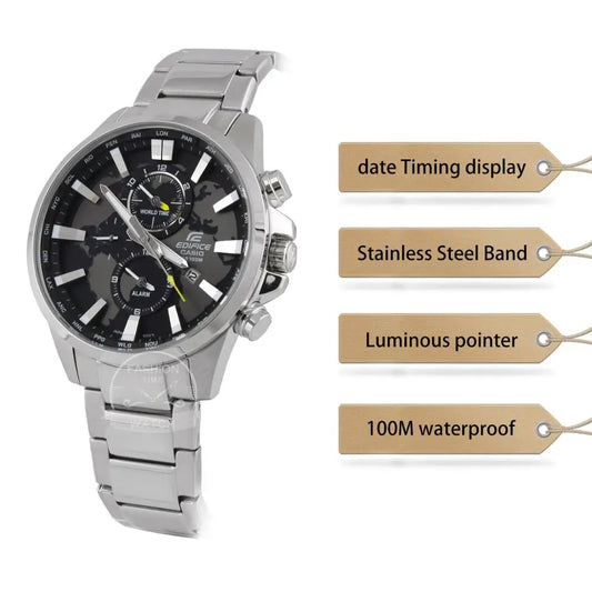 ⏱️ Casio Edifice Men's Watch – Top Luxury Sports Watch