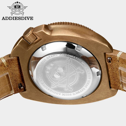 ⚓ Addies Dive 2104 Men's Bronze Dive Watch