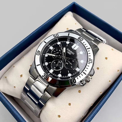 ⌚ Casio Men's Luxury Quartz Watch – Military Sports Waterproof Design