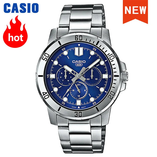 ⌚ Casio Men's Luxury Quartz Watch – Military Sports Waterproof Design