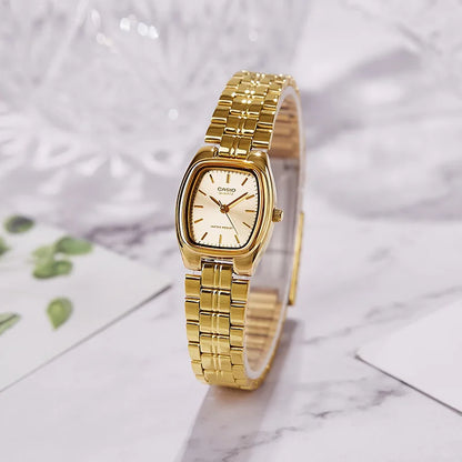 ⌚ Casio Women's Luxury Tonneau Quartz Watch