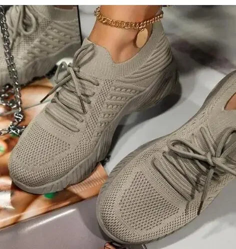👟 Women Sneakers Breathable Lace-Up Summer Sports Shoes