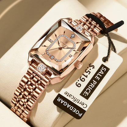 💼 POEDAGAR Luxury Rectangle Watch