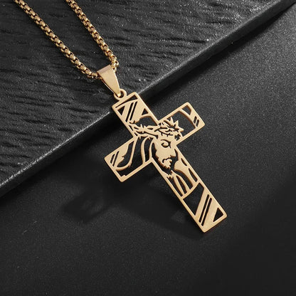 ✝️ Vintage Ice Jesus Pendant