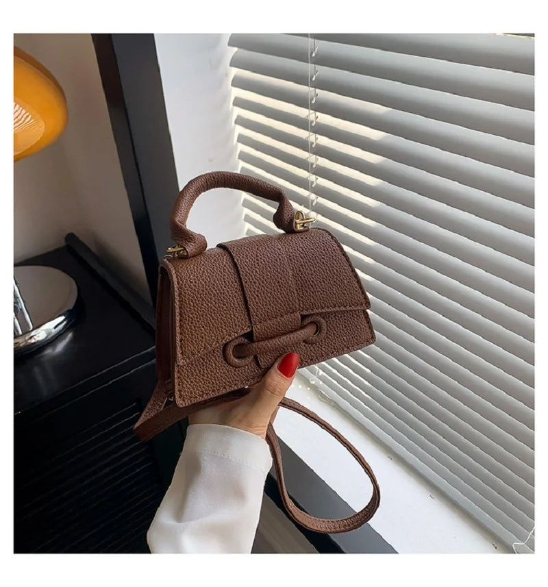 🧩 Mini PU Crossbody Bag – Trendy & Compact