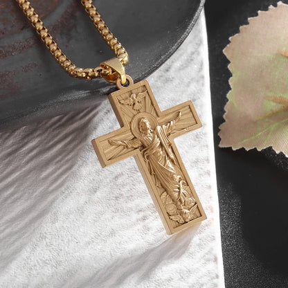 ✝️ Vintage Ice Jesus Pendant