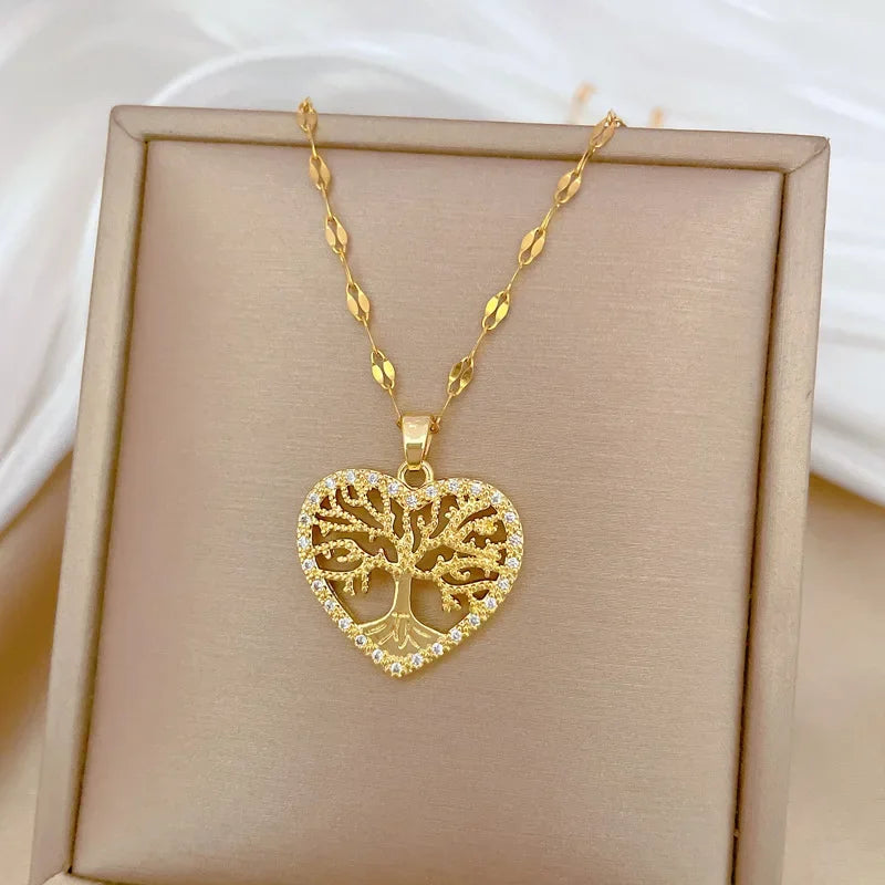 🌳 Fashion Romantic Tree of Life Pendant Necklace