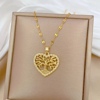 🌳 Fashion Romantic Tree of Life Pendant Necklace