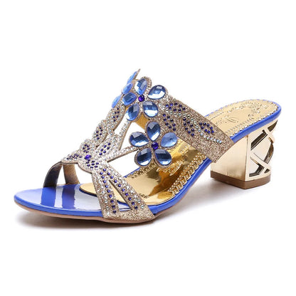✨ Hot Glitter Mesh Women Sandals