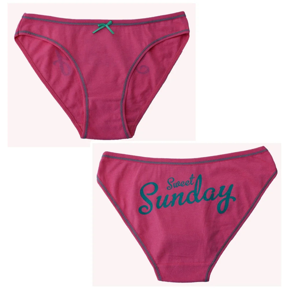🌈 7-Day Cotton Panty Set – Comfort for Every Weekday