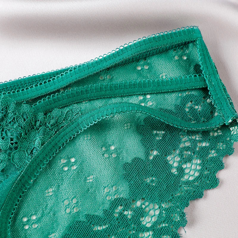 👙 Lace Transparent Low-Rise Panties – Feminine & Flirty