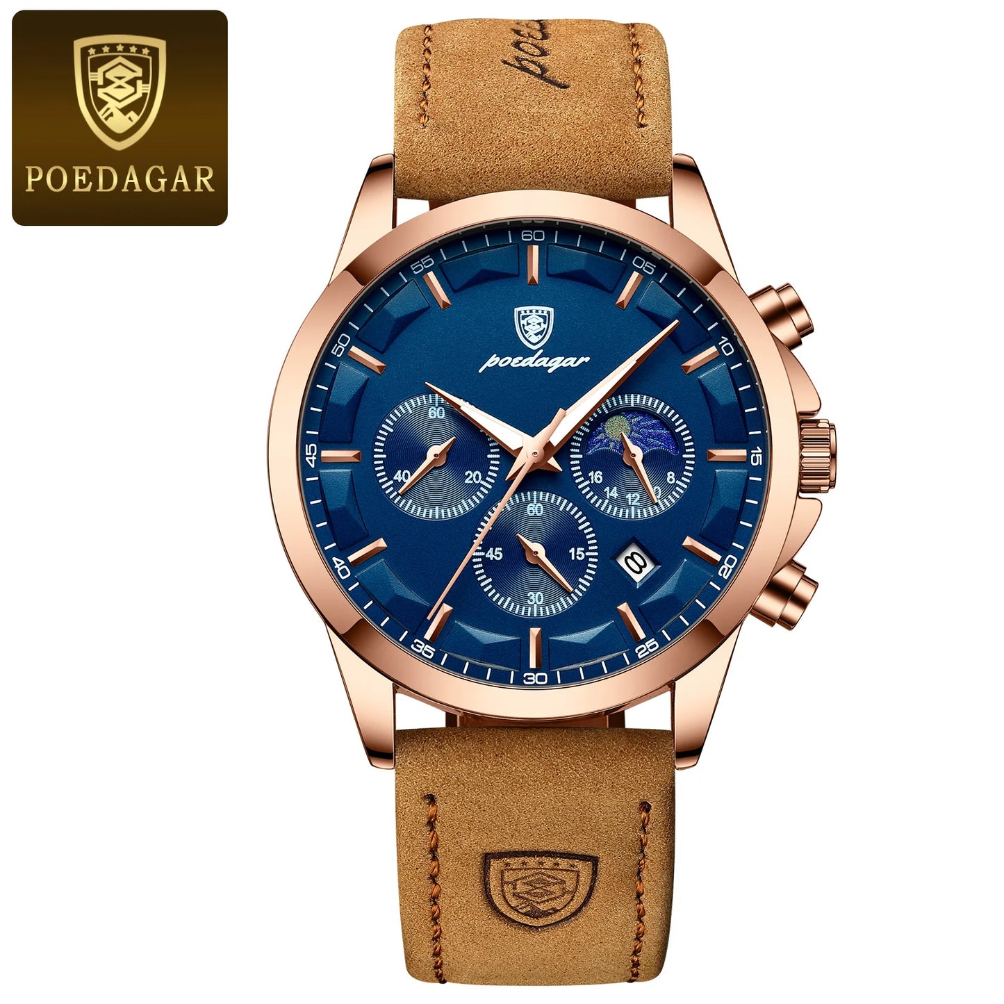 ⌚ POEDAGAR Men’s Quartz Watch