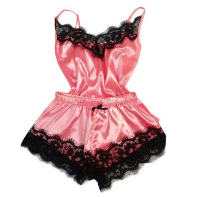 🔥 Women's Sexy Floral Embroidery Lingerie Set – Push Up Bralette & G-String Briefs