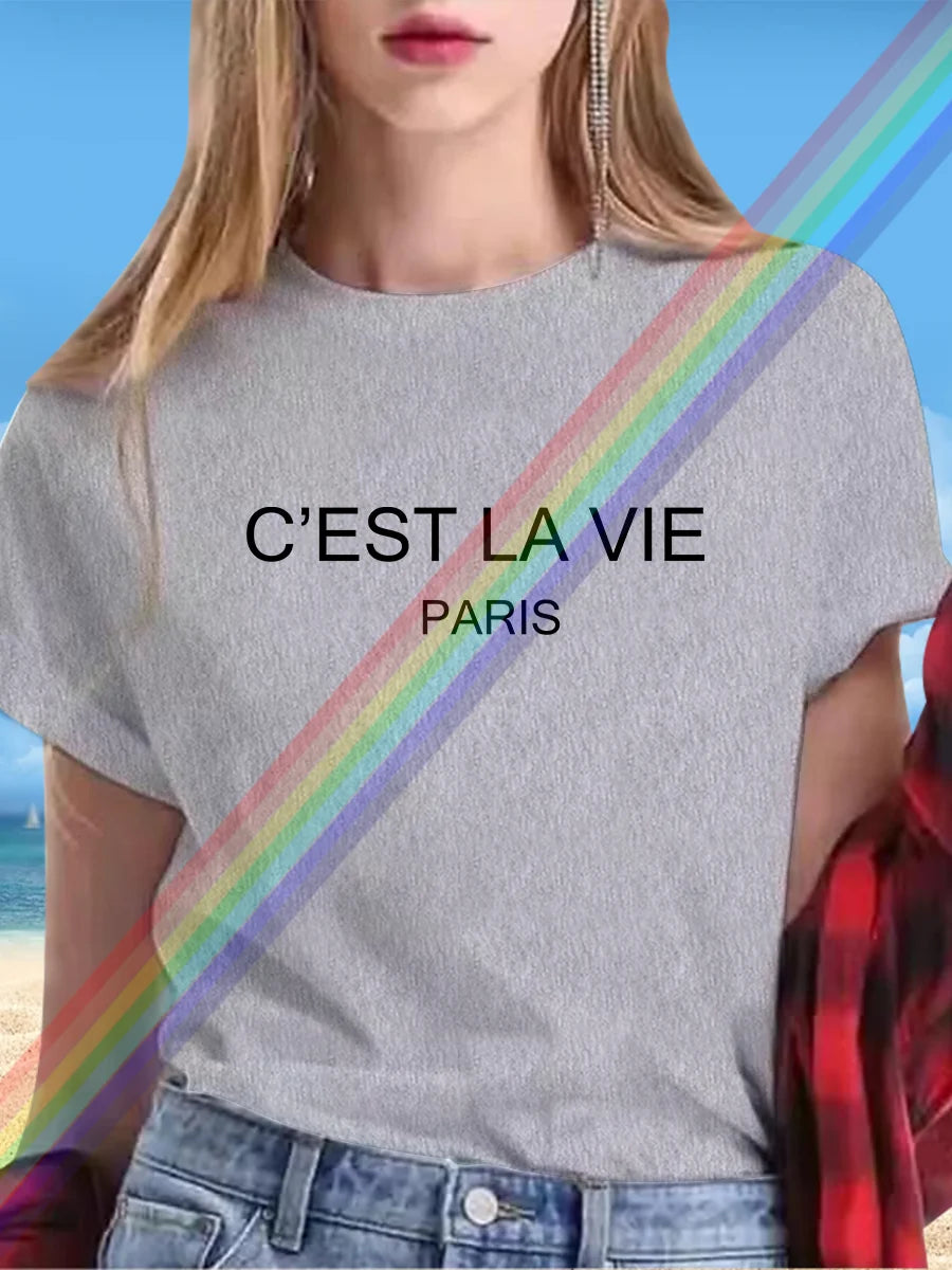 🔥 New Summer 2025 Letter T-Shirt