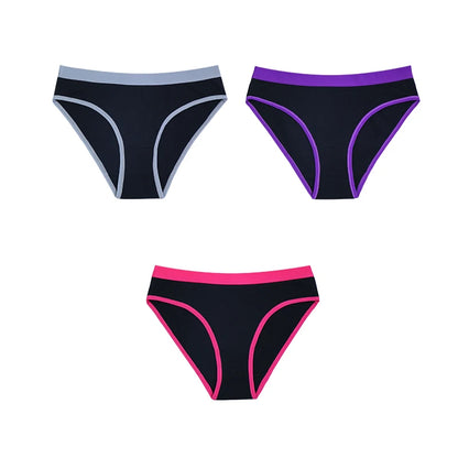 💖 3PCS Soft Cotton Sports Briefs – Comfortable & Breathable