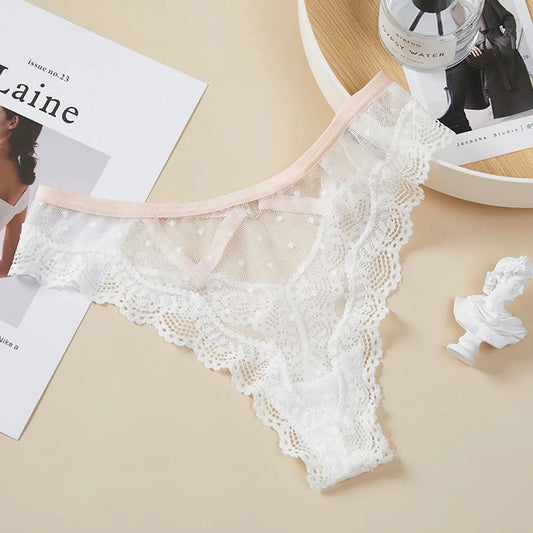 💗 Low Rise Sheer Panties – Breathable & Bold Elegance